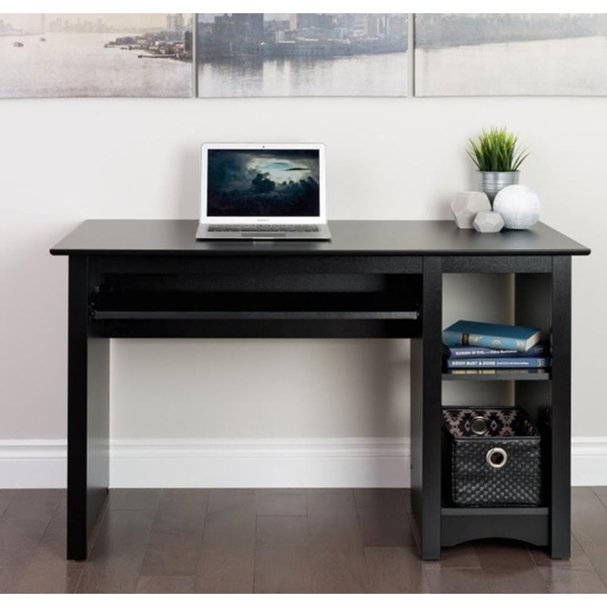 NACION MUEBLES - ESCRITORIO NACION MUEBLES GUNNA COLOR NEGRO