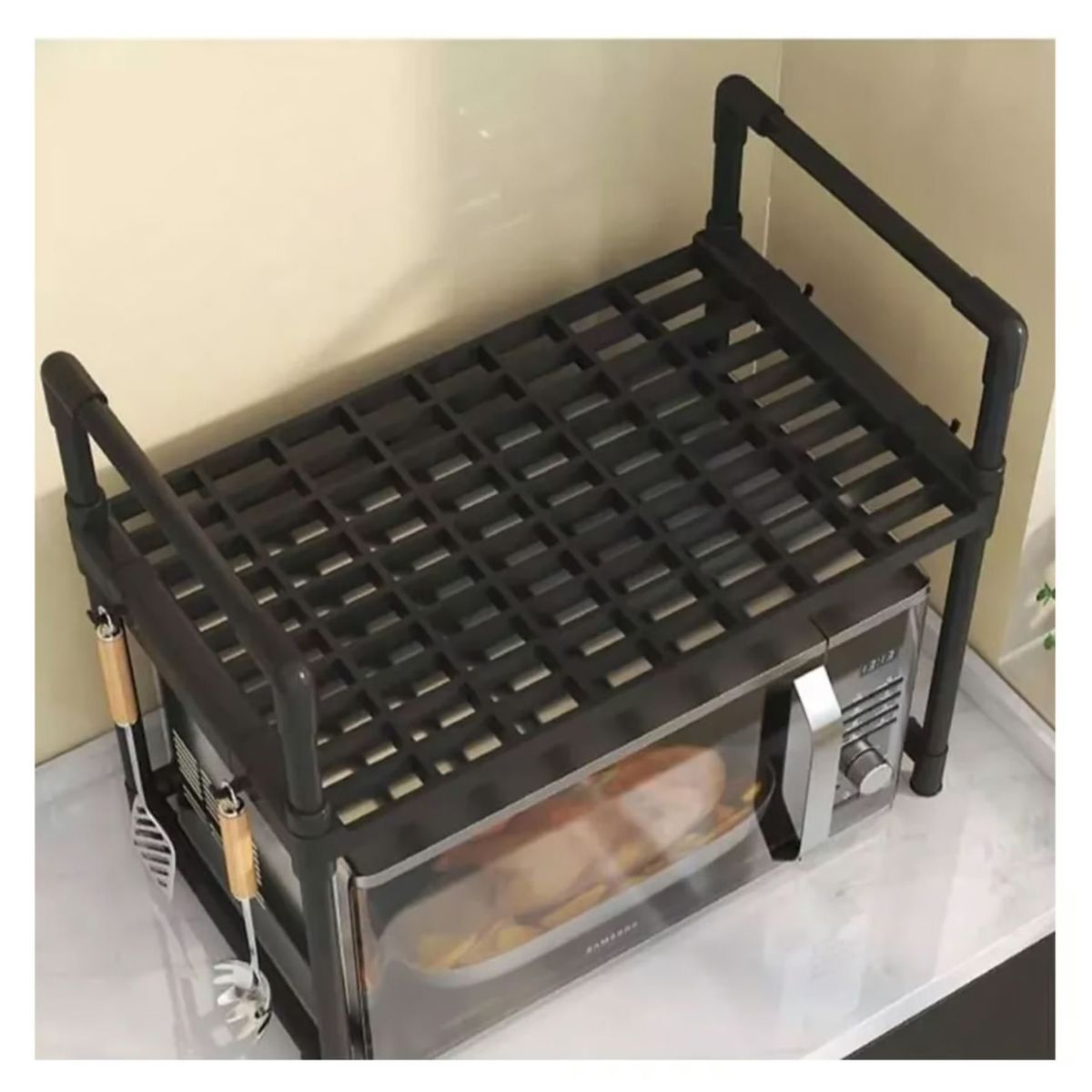 GENERICO - Estante Organizador de Cocina para Microondas 2 Niveles