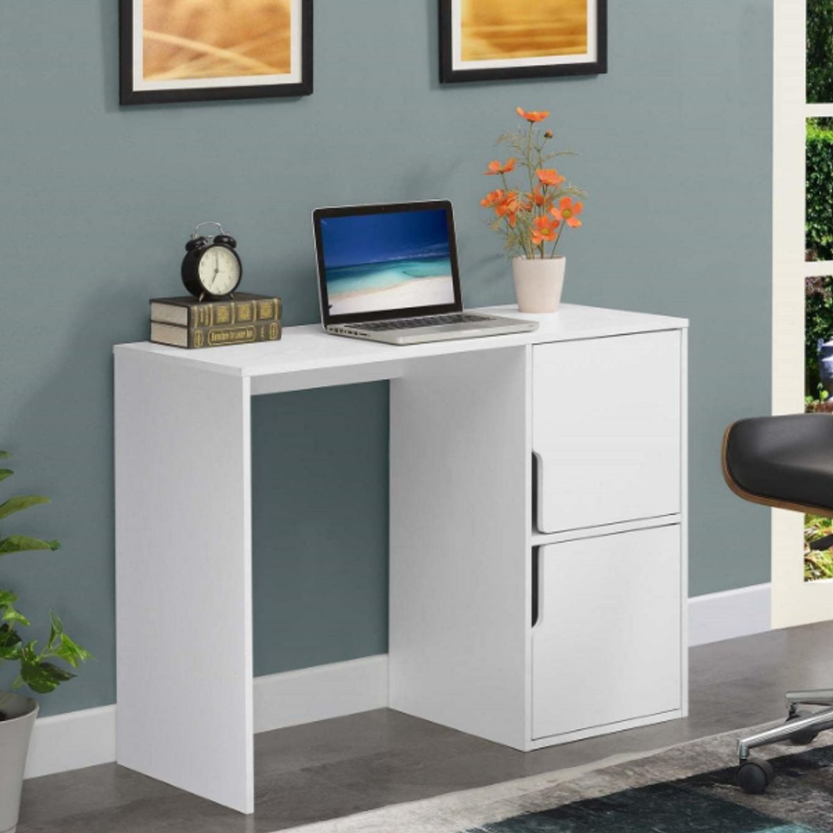 NACION MUEBLES - ESCRITORIO NACION MUEBLES JOTA COLOR BLANCO