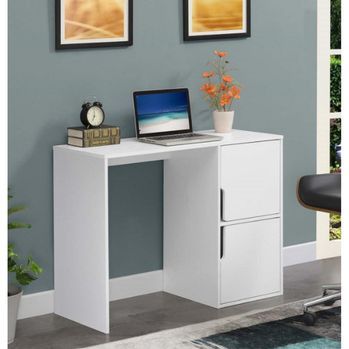 NACION MUEBLES - ESCRITORIO NACION MUEBLES JOTA COLOR BLANCO