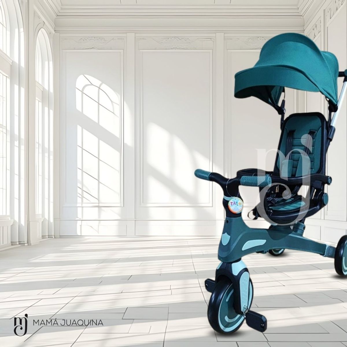 BABY - Triciclo Guiador «SHIELDER» Green