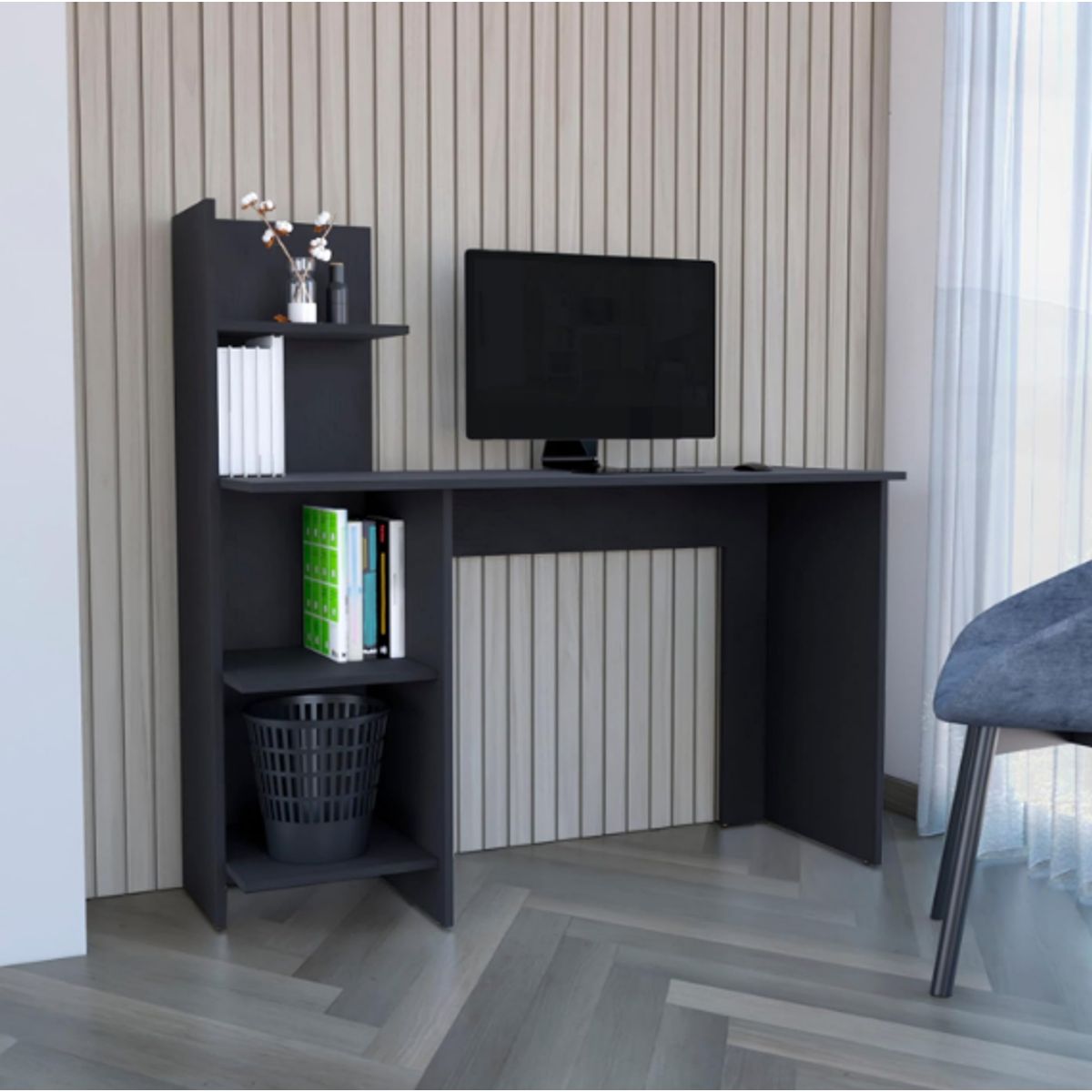 NACION MUEBLES - ESCRITORIO NACION MUEBLES YAKI COLOR NEGRO