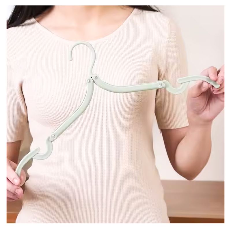 GENERICO - Colgador de ropa plegable con ganchos