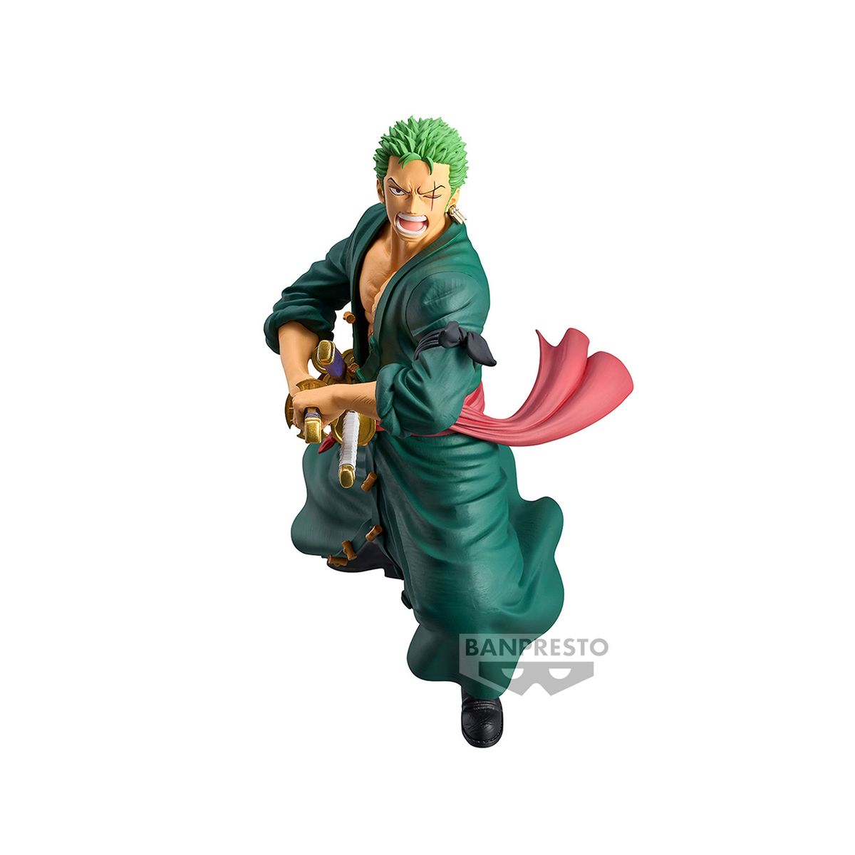 BANPRESTO - Figura Roronoa Zoro Pose Ataque Grandista