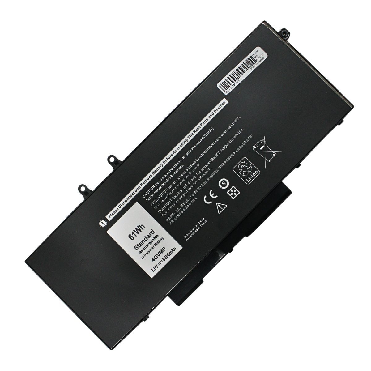 DELL - Batería Para Laptop Dell 4GVMP 5400