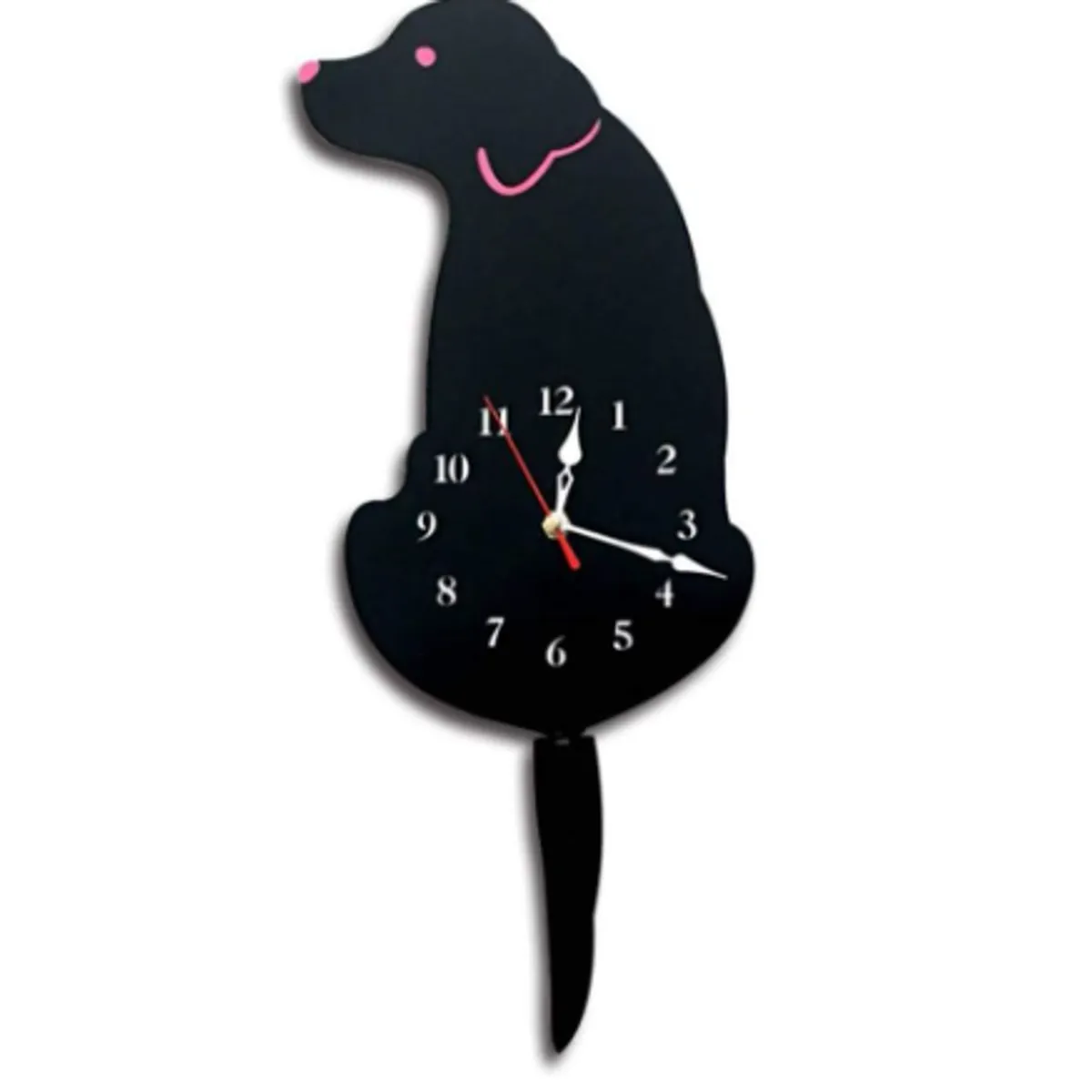 GENERICO - Reloj de pared en forma de perro