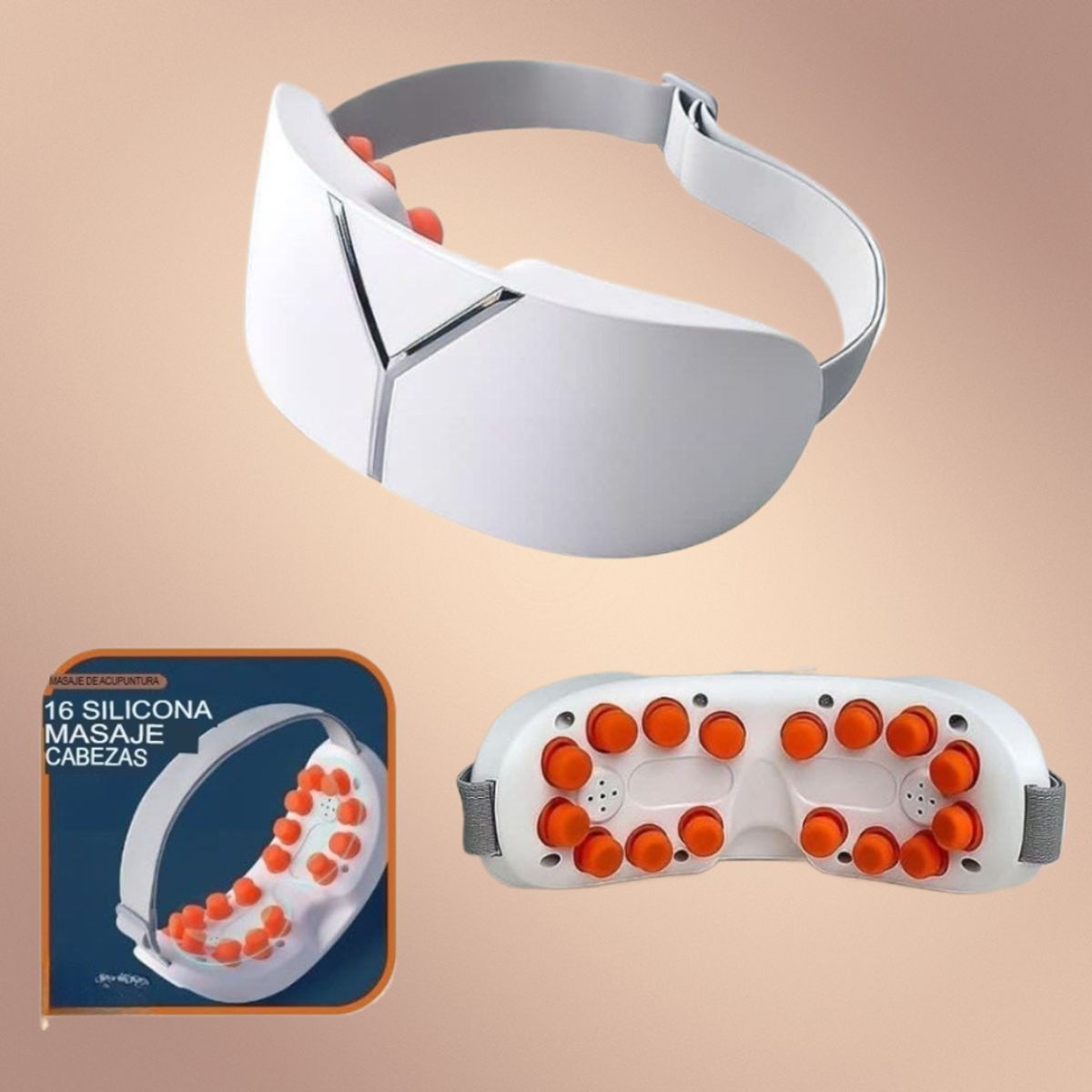 GENERICO - MASAJEADOR DE OJOS INTELIGENTE GAFAS UNISEX PORTÁTIL GAFAS RECARGABLE