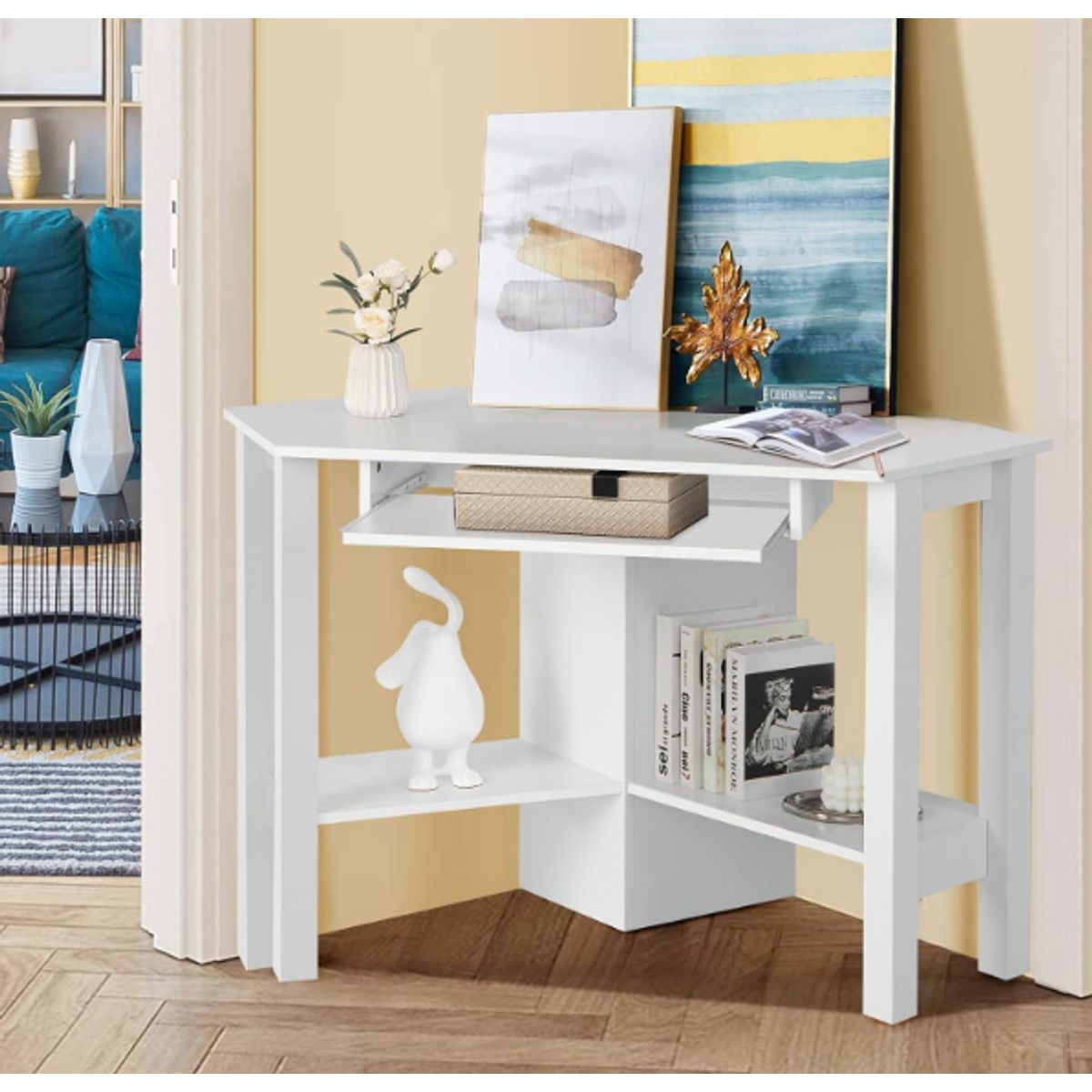 NACION MUEBLES - ESCRITORIO NACION MUEBLES TRAVIS COLOR BLANCO