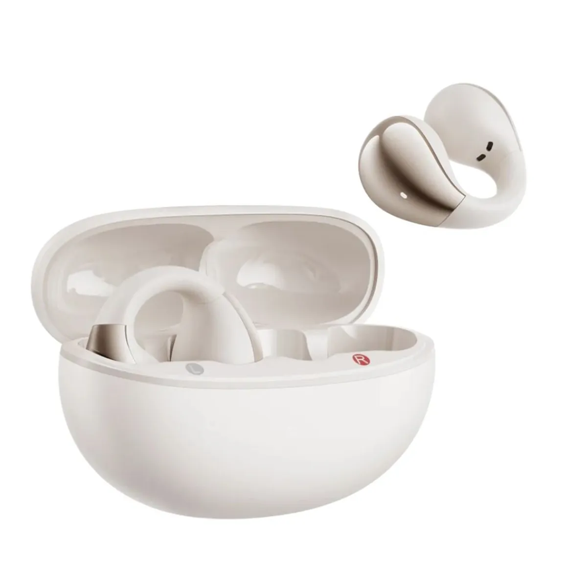 QCY - Auriculares Deportivos QCY Crossky C30 Oreja Abierta con Clip Blanco