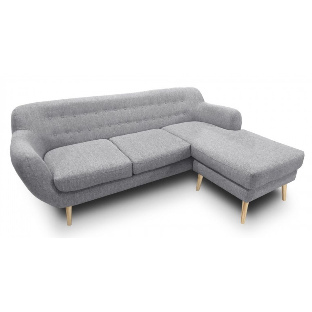 GENERICO - Seccional 3 Cuerpos Brema Intercambiable - Gris Claro