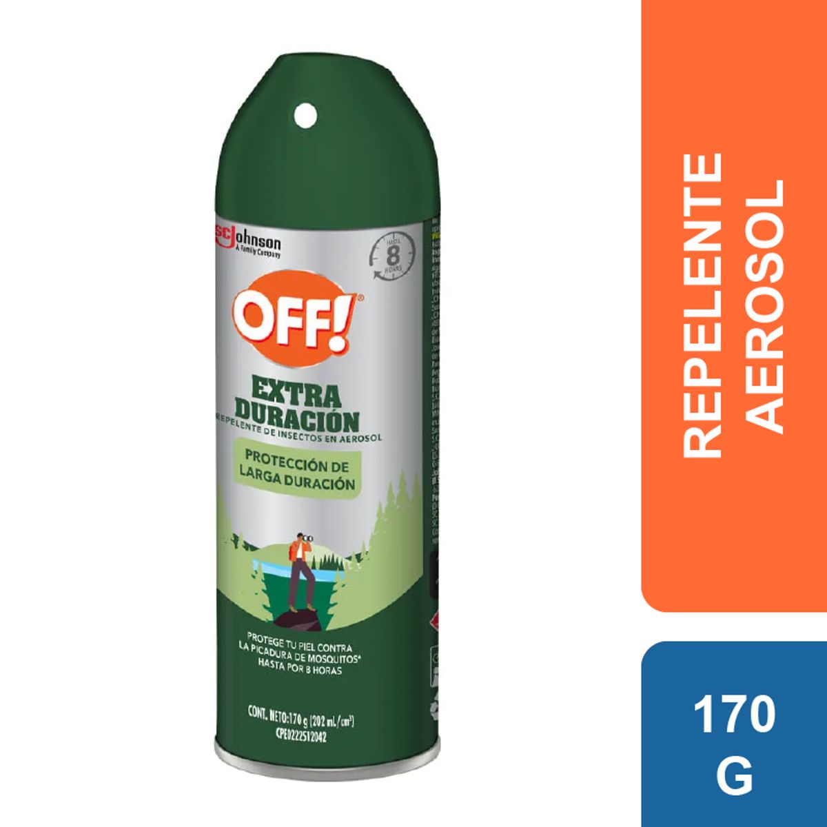 OFF - Repelente OFF Extra Duración Aerosol 170g
