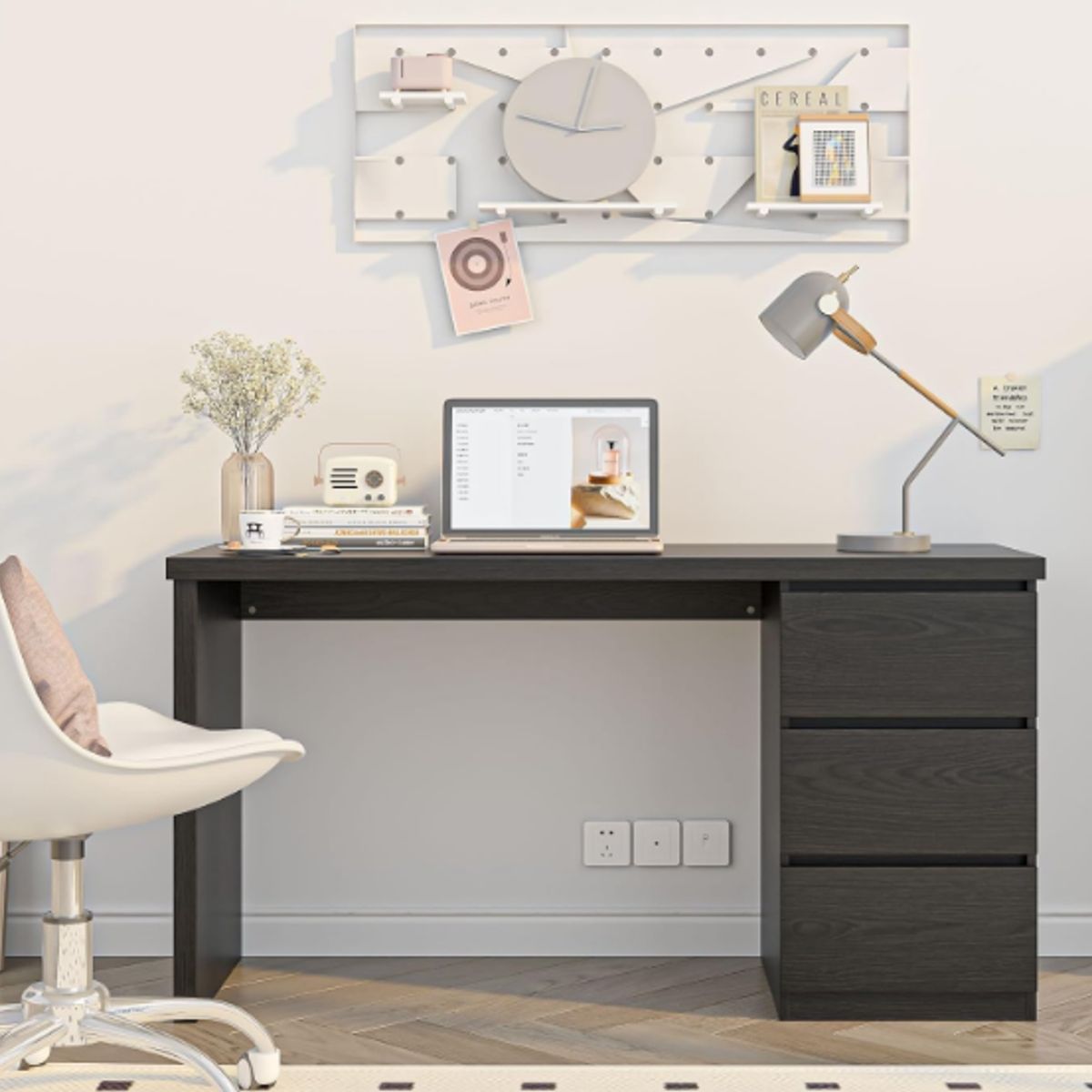 NACION MUEBLES - ESCRITORIO NACION MUEBLES JAYSON COLOR NEGRO