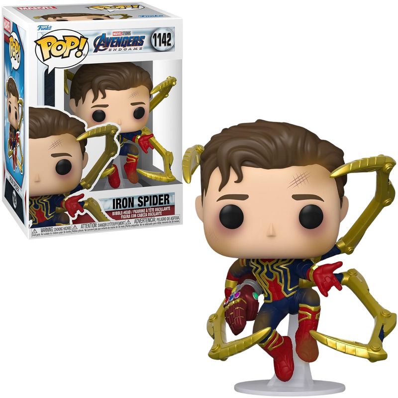 FUNKO - Funko Pop Iron Spider Unmasked Spiderman - Avengers Endgame