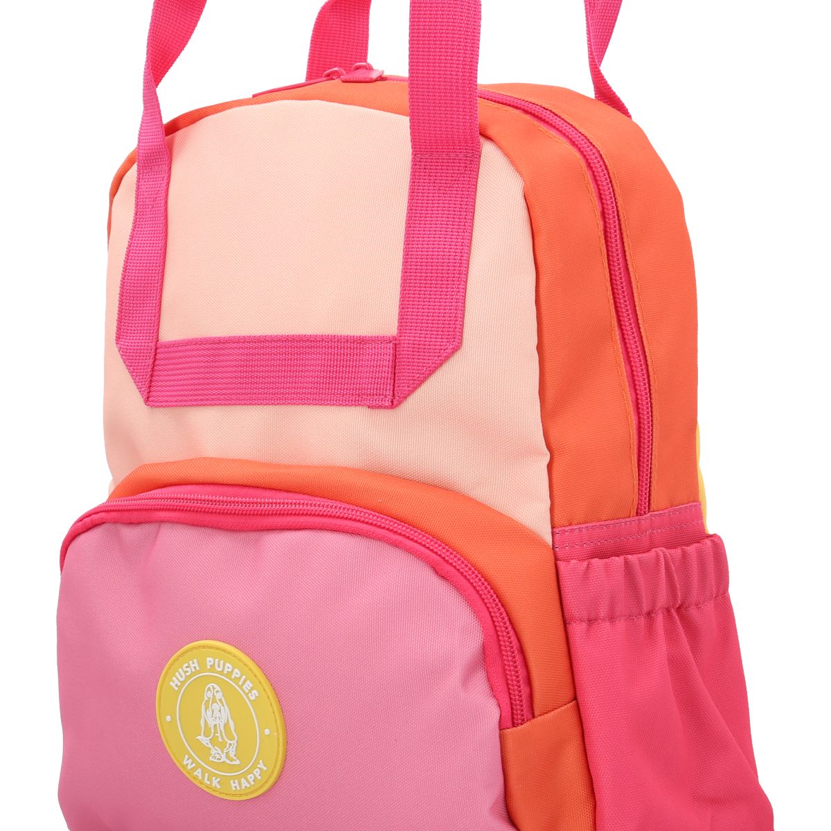 HUSH PUPPIES - Mochila Escolar Accesorios Hp Niña Color Block Multicolor HUSH PUPPIES