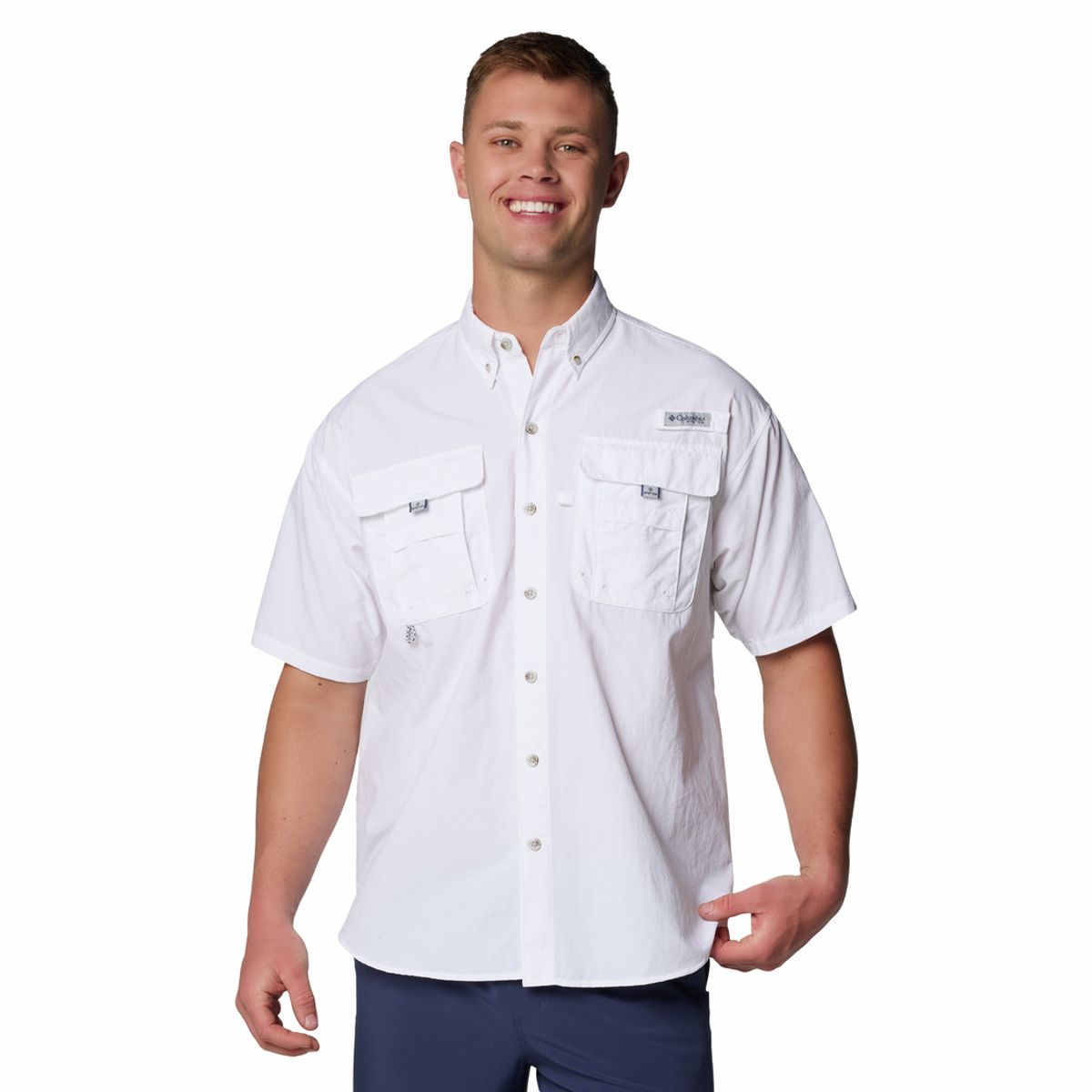 COLUMBIA - Camisa Columbia Hombre Pfg Bahama II Blanca COLUMBIA