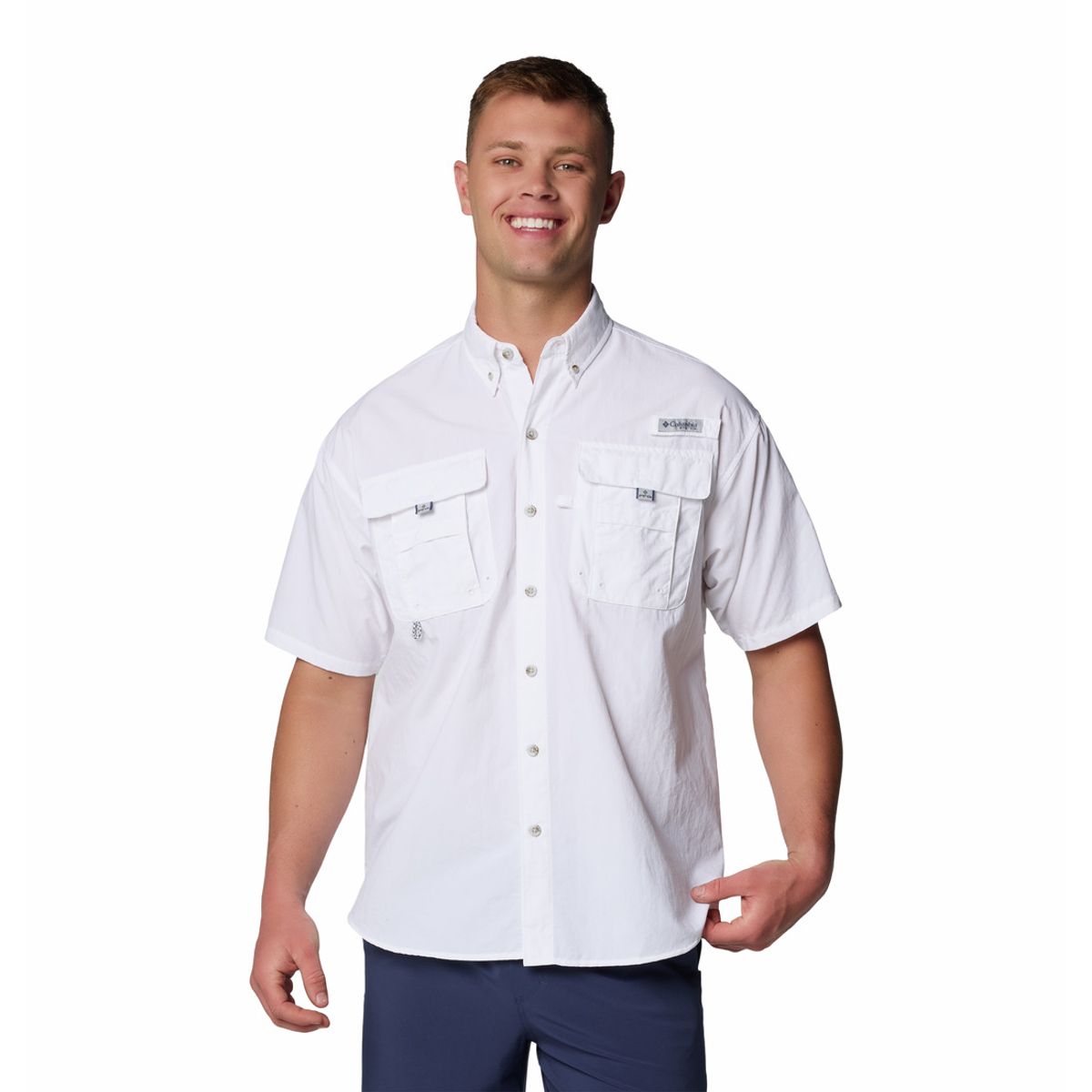 COLUMBIA - Camisa Columbia Hombre Pfg Bahama II Blanca COLUMBIA