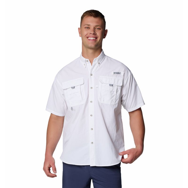 COLUMBIA - Camisa Columbia Hombre Pfg Bahama™ II Blanca COLUMBIA