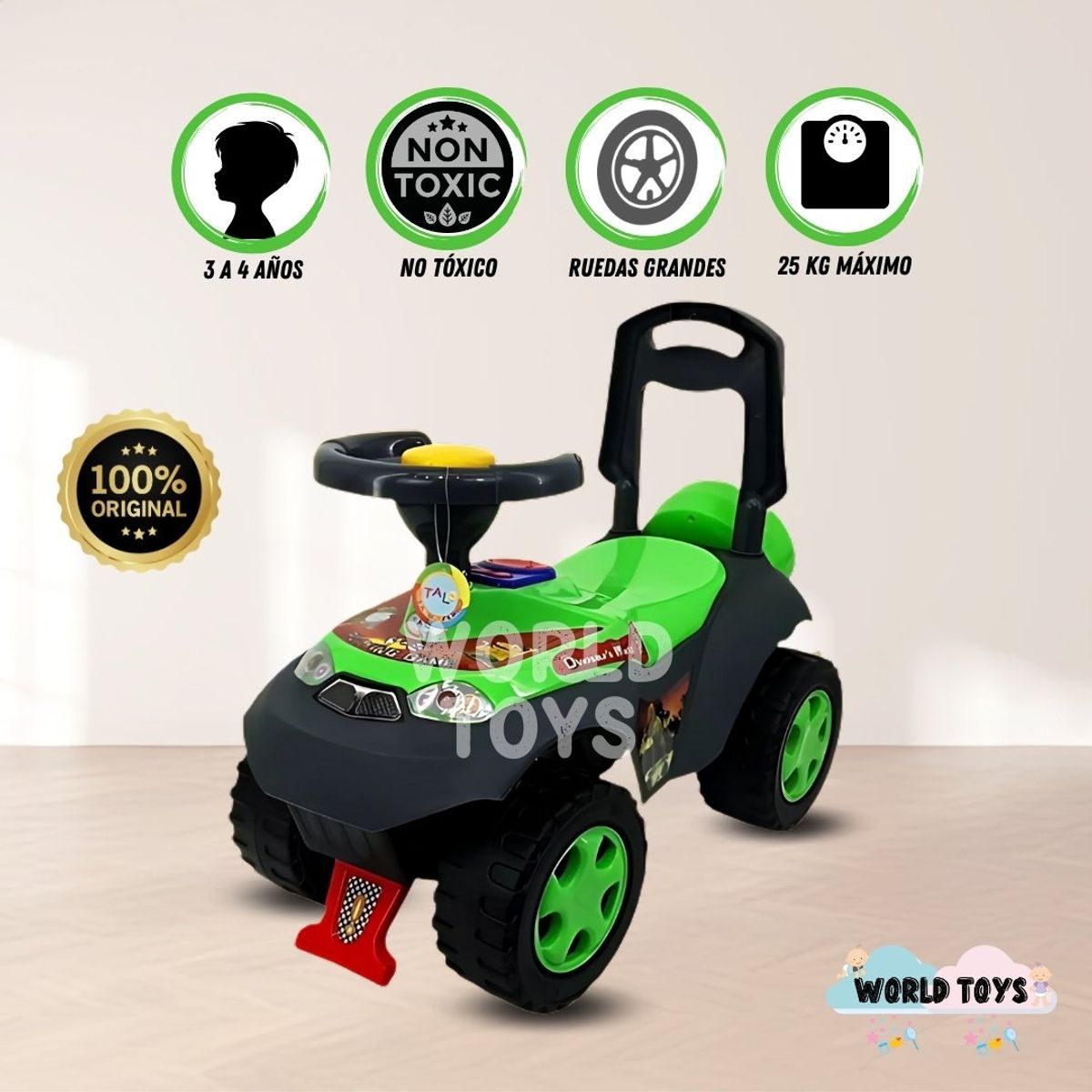 BABY - Correpasillo Didáctico «KIDRUSH » Green