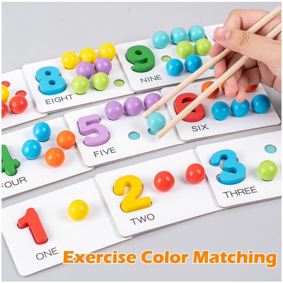 GENERICO - Juego de aprendizaje didáctico montesoori