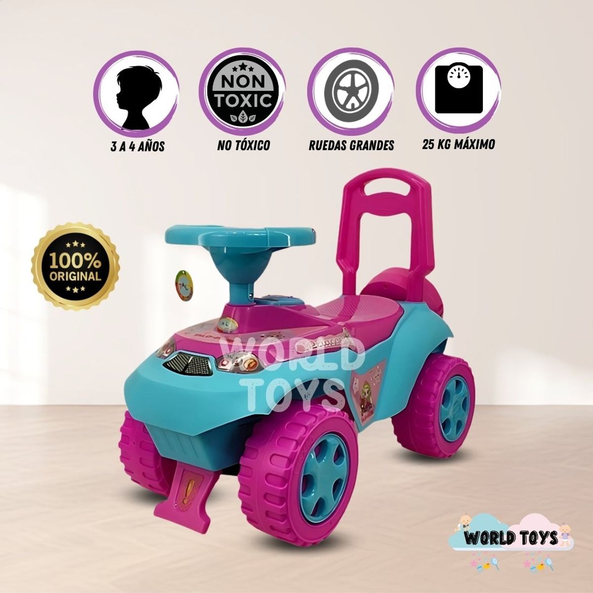 BABY - Correpasillo Didáctico «KIDRUSH » Pink