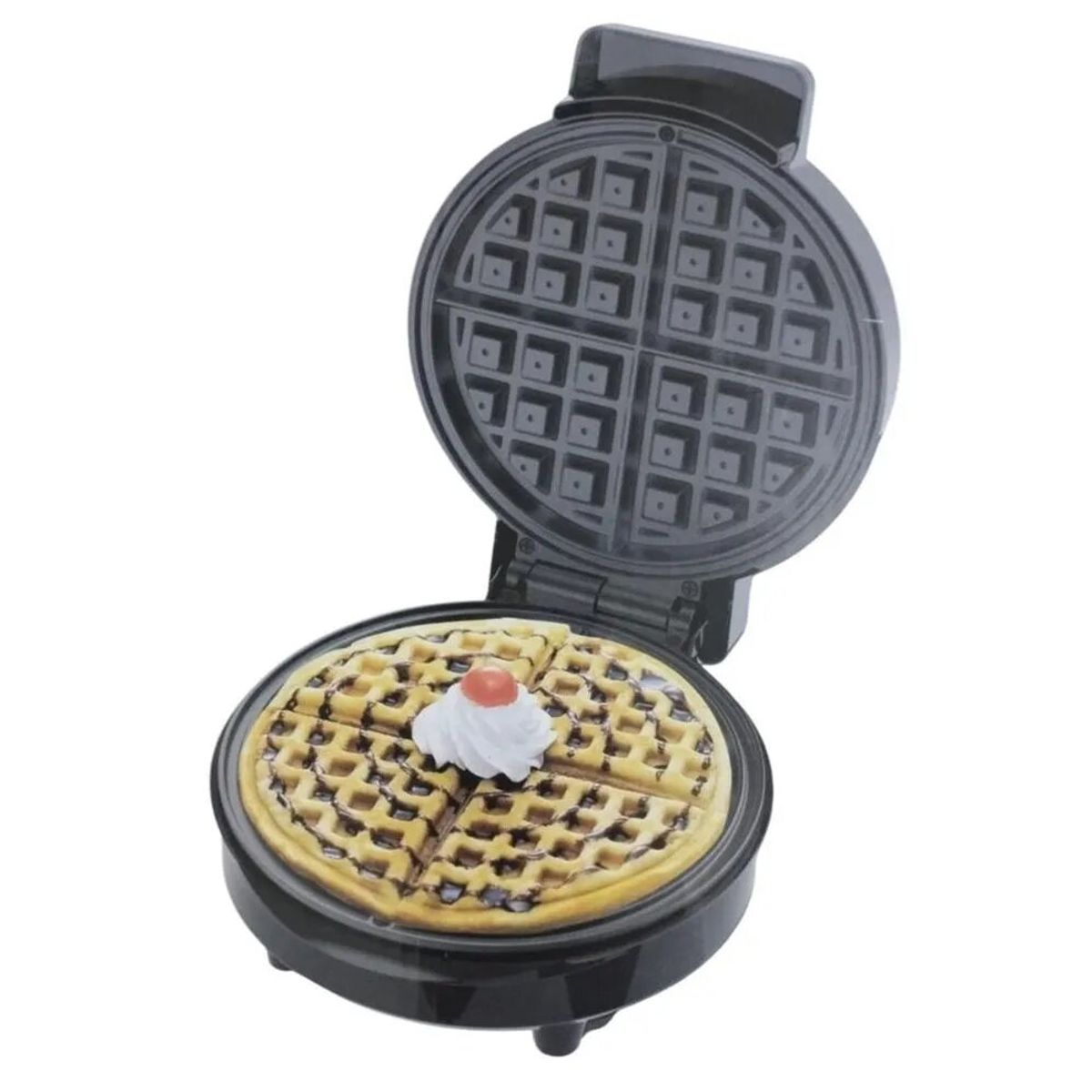 GENERICO - Máquina RAF R.2225 de 02 Waffles 1000 W Negro