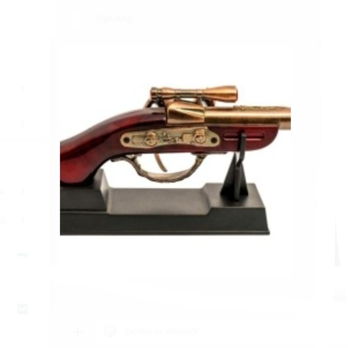 GENERICO - DECORACION ELEGANTE CON DISEÑO DE PISTOLA