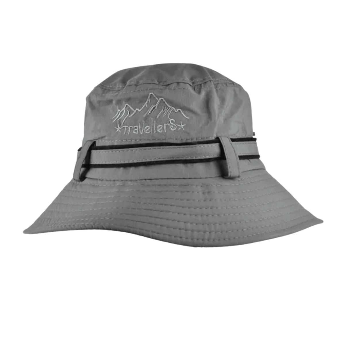KAST PE - Travellers Cinta Sombrero Safari de pesca - Gris verdoso