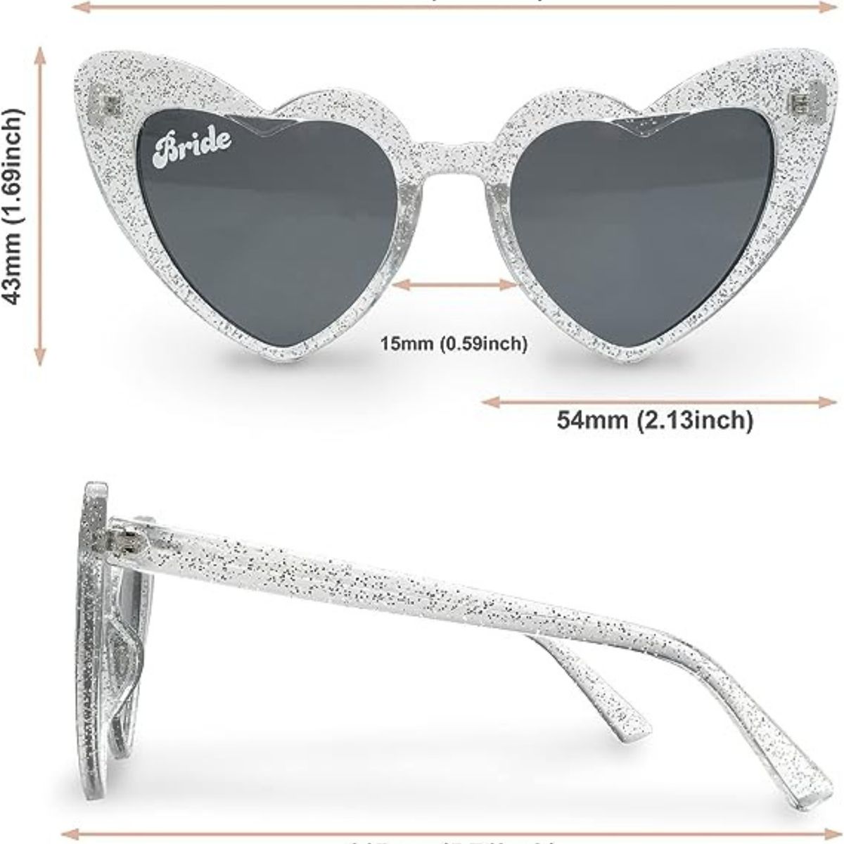 GENERICO - Lentes de Sol para Infantil Moda Corazon 40546 Gris