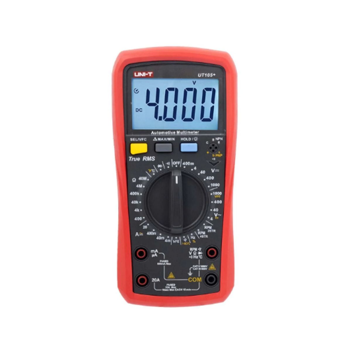 UNI T - Multímetro Automotriz True RMS 1000V ACDC UT105+ UNI-T