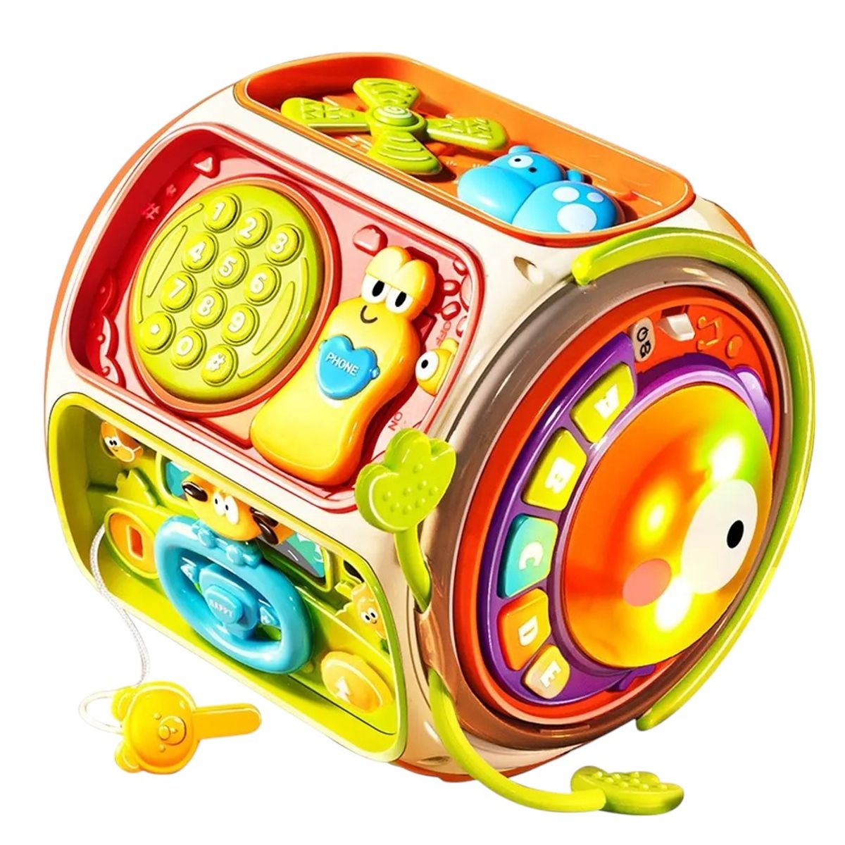 GENERICO - Cubo De Actividades De 9 Lados Musical