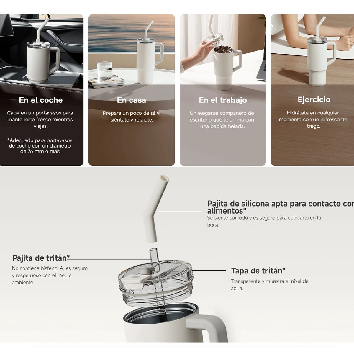 XIAOMI - Xiaomi Straw Mug 1L - XMXGB01PL