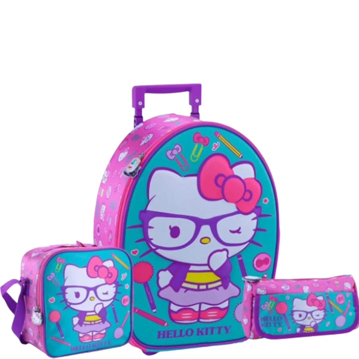 GENERICO - Pack de Maleta+lonchera+cartuchera