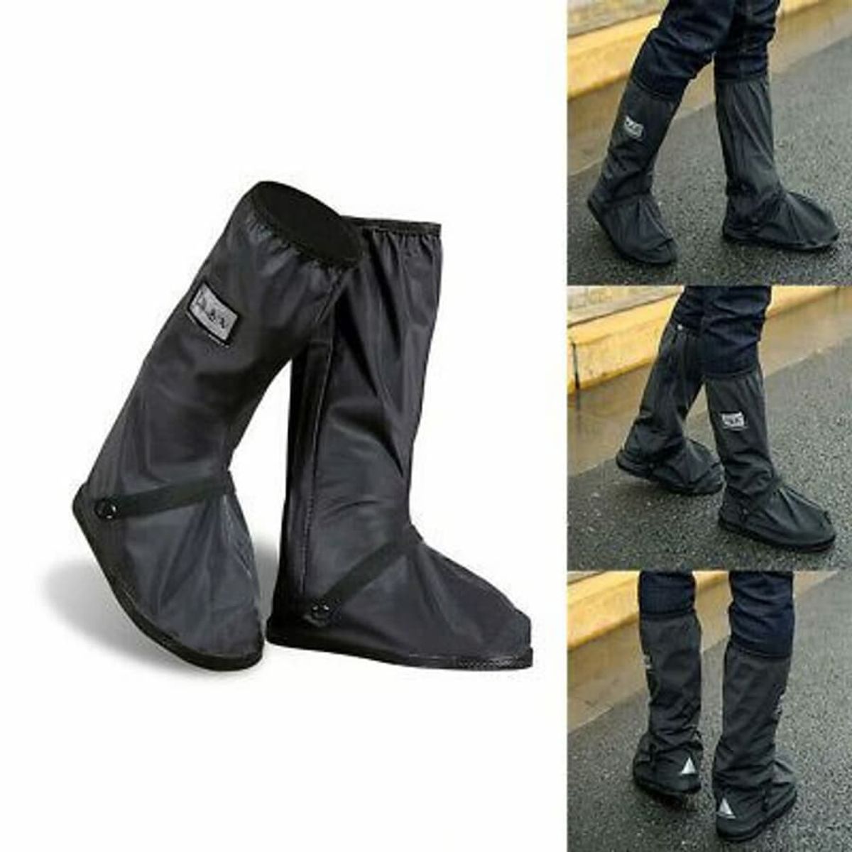 GENERICO - CUBRE BOTAS IMPERMEABLES PARA LLUVIA TALLA M