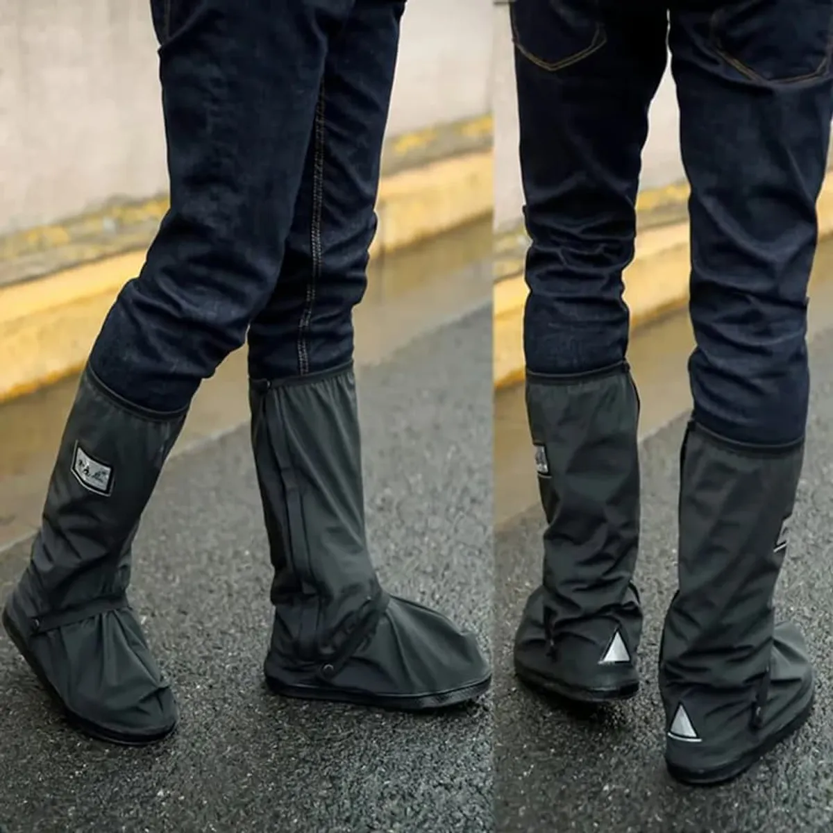 GENERICO - CUBRE BOTAS IMPERMEABLES PARA LLUVIA TALLA M