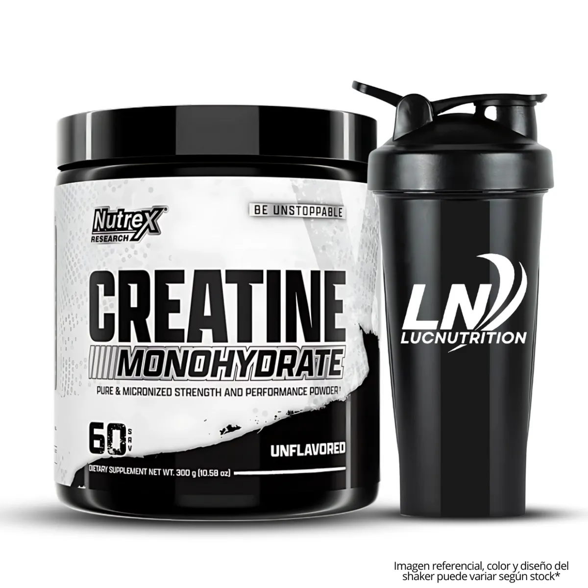 NUTREX RESEARCH - Creatina Nutrex Research 300 g micronizada + shaker