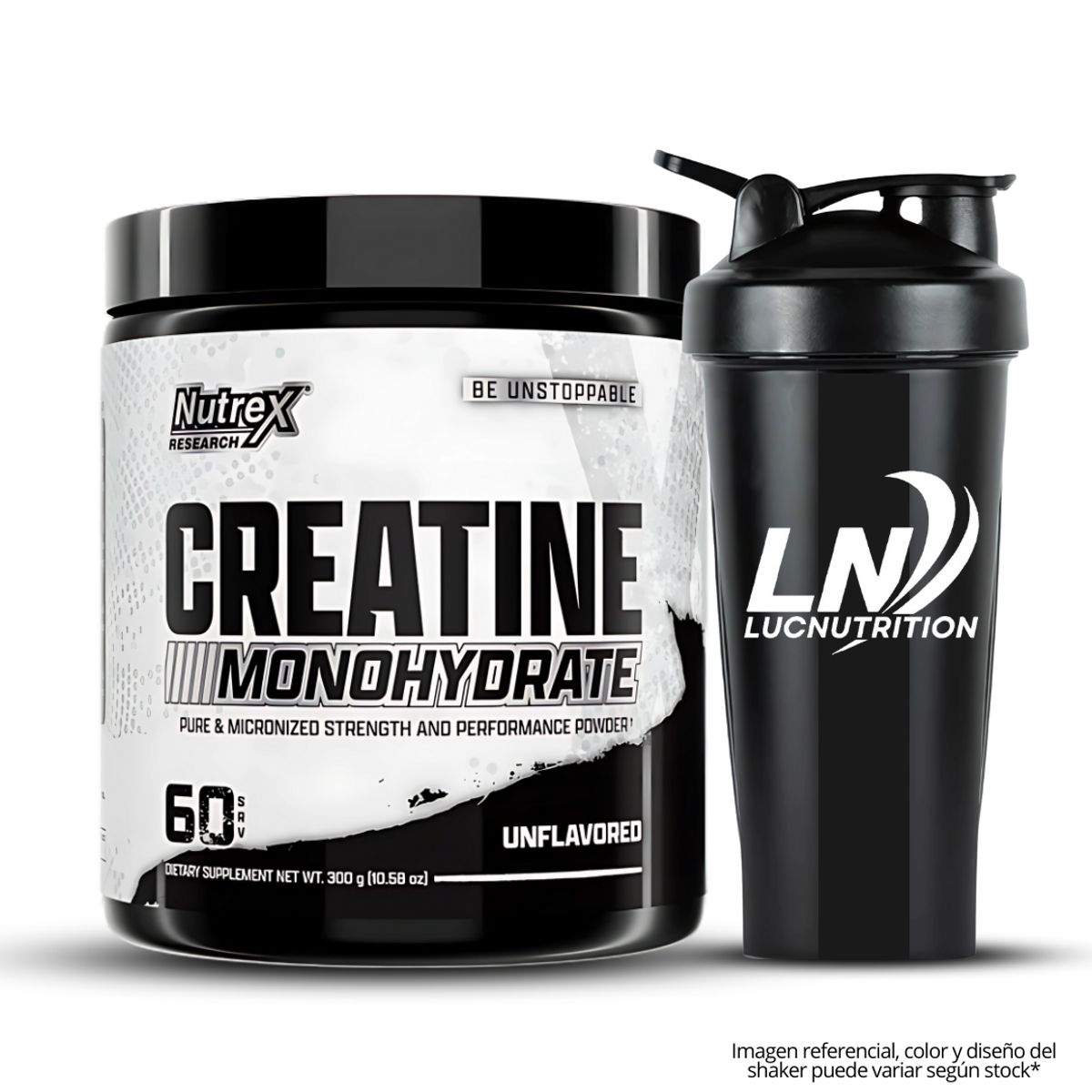 NUTREX RESEARCH - Creatina Nutrex Research 300 g micronizada + shaker