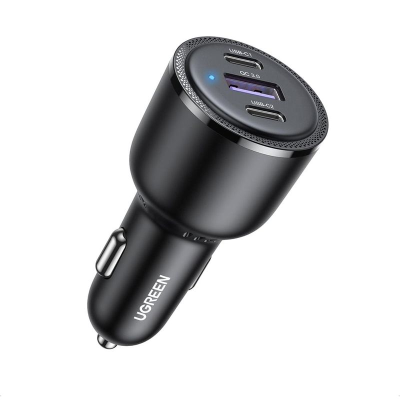 UGREEN - Cargador Carro Usb-c Ugreen 69W, PD 65W 20W QC 18W rápida CD239 20467