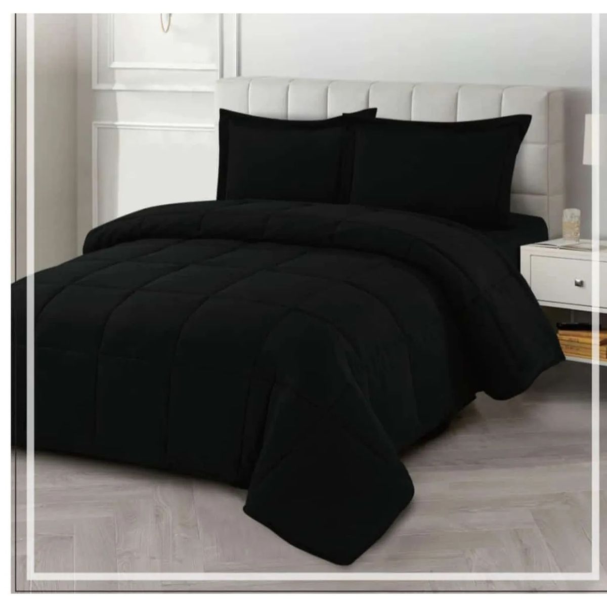 CASATEX - Edredón + Juego de sábanas Queen size 100% Algodón