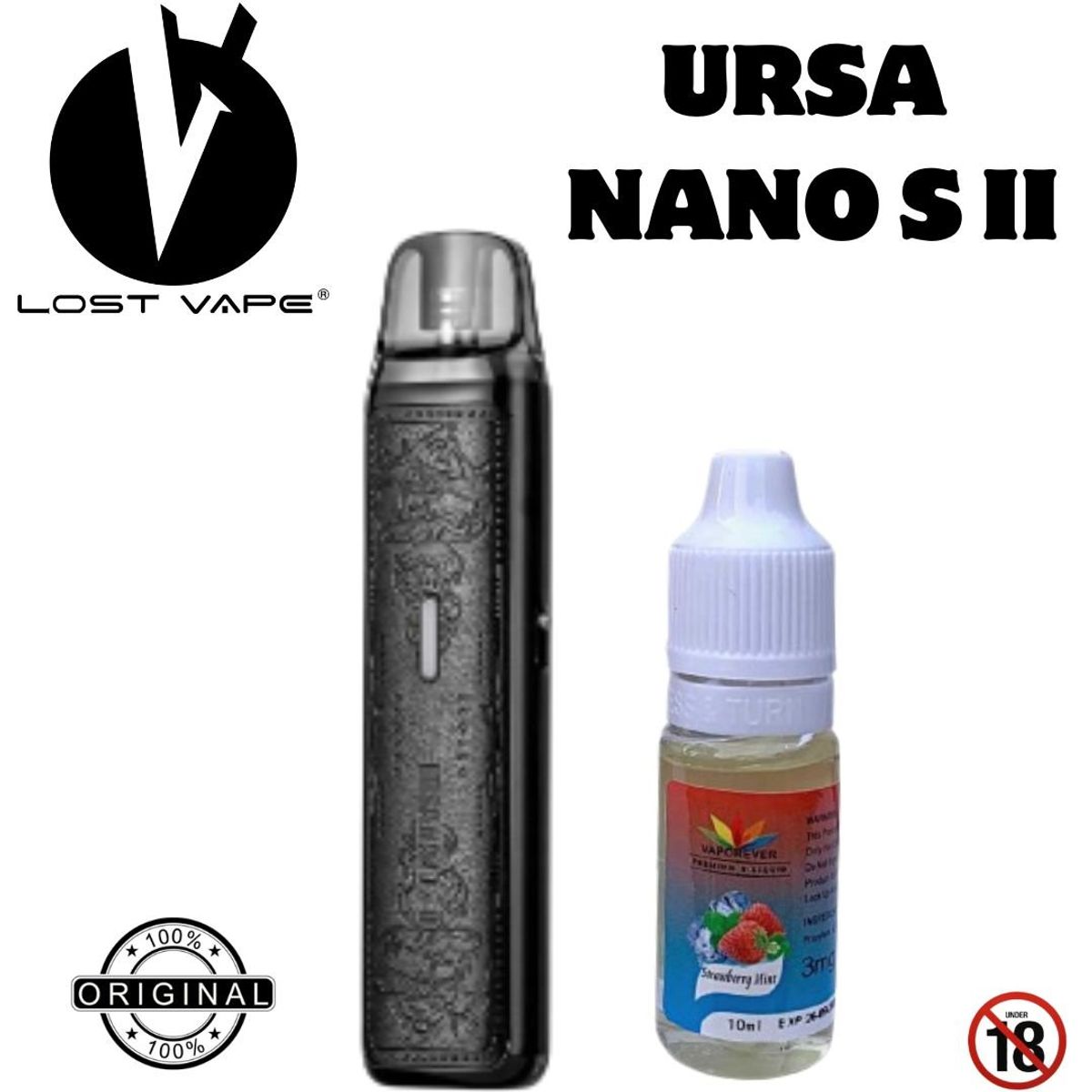 VAPE - Vaper  LOST VAPE URSA NANO S II Kit MAS LIQ