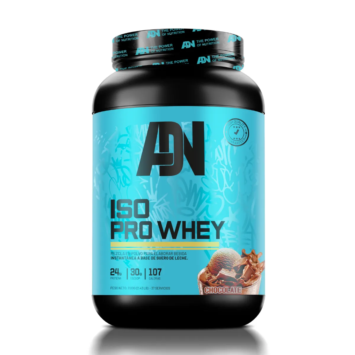 ADN - Iso Pro Whey 1.1 kg Proteina Isolatada ADN - chocolate