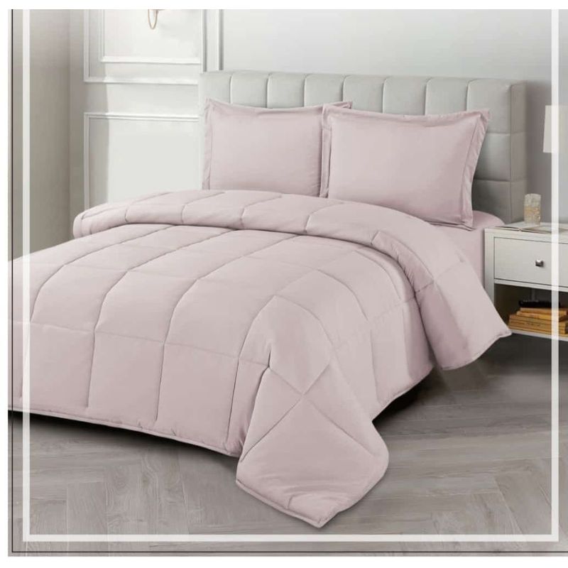 CASATEX - Edredón + Juego de sábanas Queen size 100% Algodón