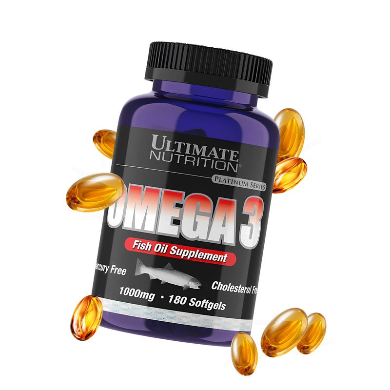 ULTIMATE NUTRITION - Omega 3 Ultimate Nutrition 180 Capsulas - Fish Oil