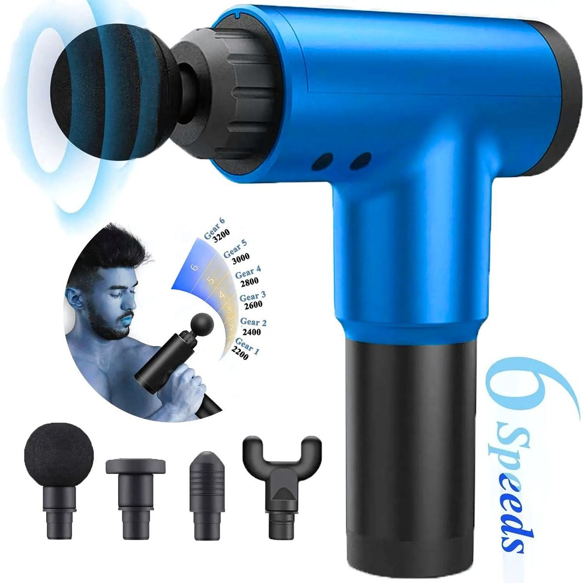 VICTORIA - Masajeador pistola de masajes musculares profesional