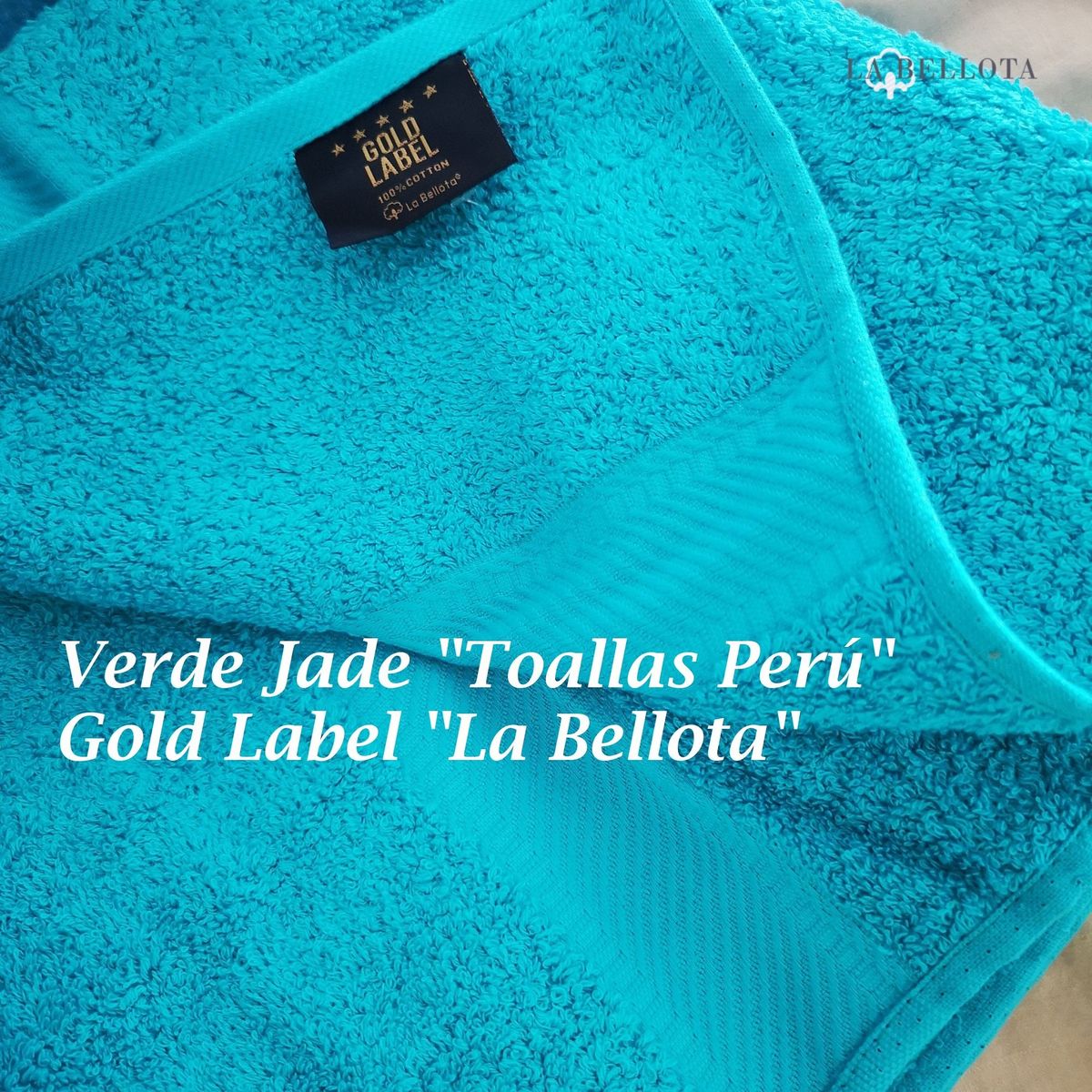 LA BELLOTA - Toalla de Baño "Gold Label" 560 grs/m2 "La Bellota" - Verde Jade