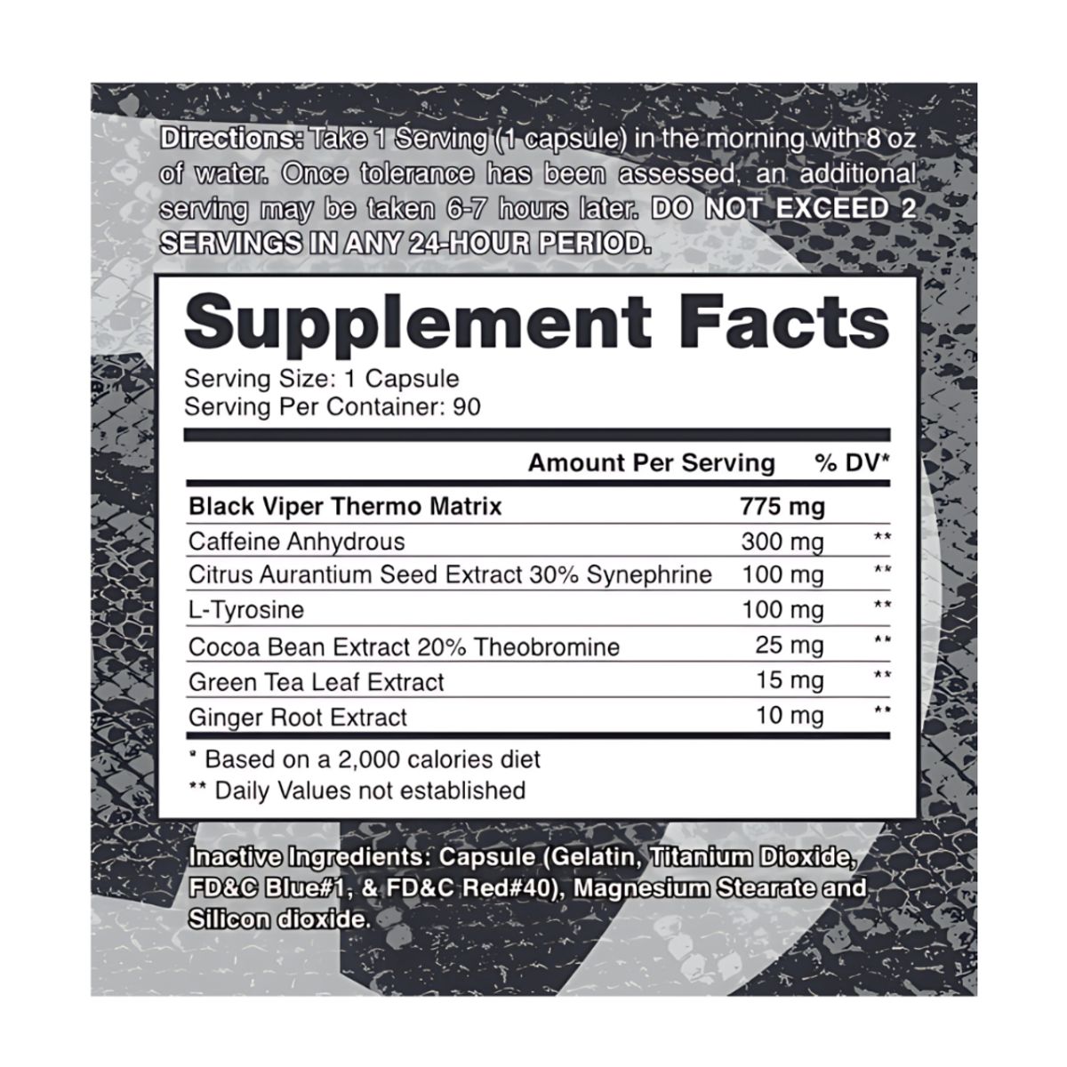 DRAG PHARMA - Black Viper 90 cap Dragon Pharma + Embudo dragon pharma