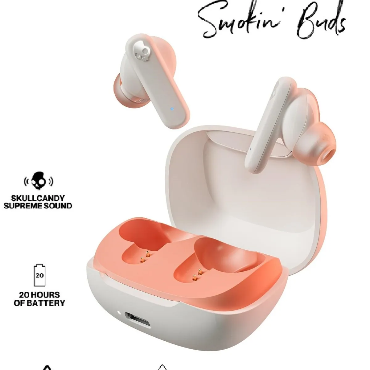 SKULLCANDY - Skullcandy Smokin Buds Audifonos Bluetooth TWS Bone - No Jib True