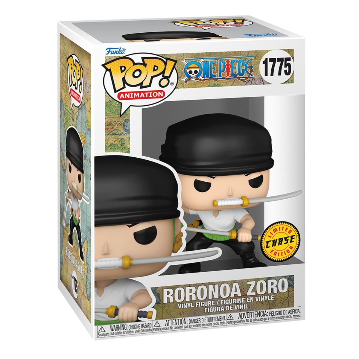 FUNKO - Funko Pop Roronoa Zoro Two Sword Style Chase - One Piece
