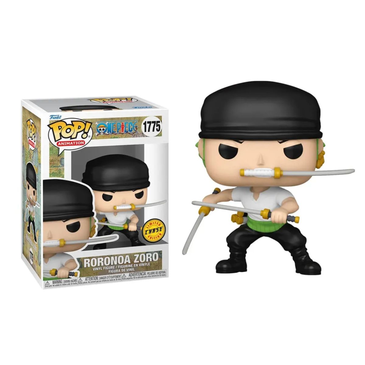 FUNKO - Funko Pop Roronoa Zoro Two Sword Style Chase - One Piece