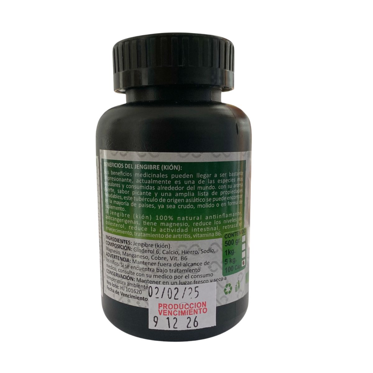 ALKALINE CARE - Jengibre (Kion) 100 Capsulas Alkaline Care