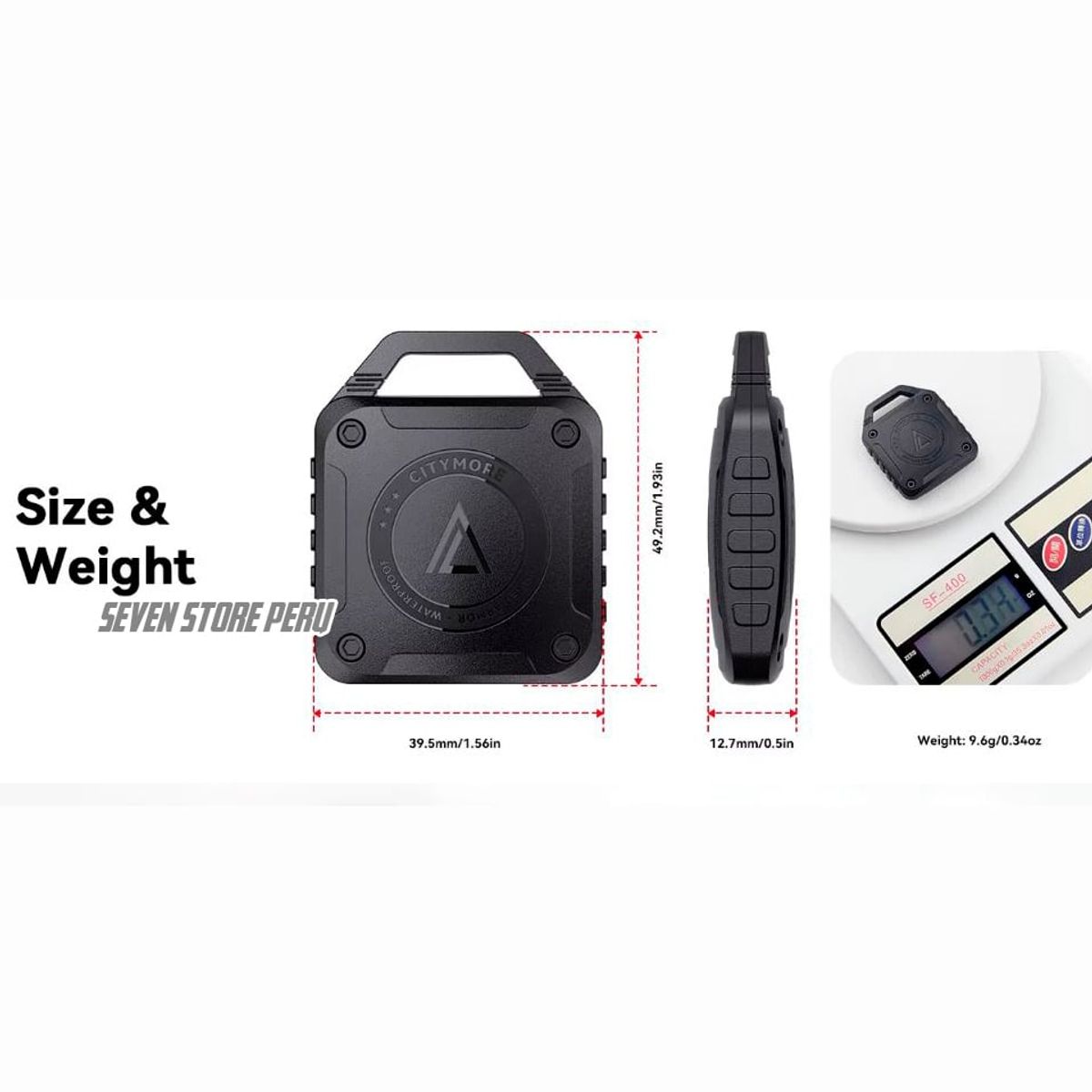 GENERICO - Hard Case Para Gps Airtag De Apple Y Android